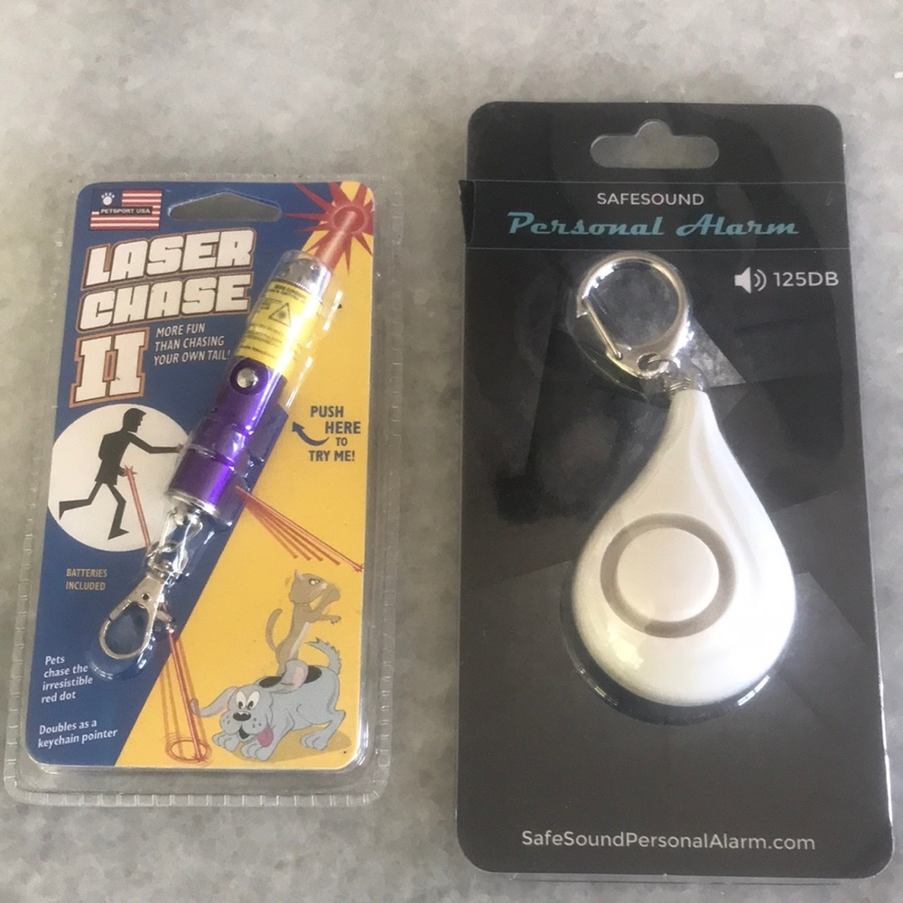 Keychains/Laser Chaser/Alarm. NEW IN PACKAGE